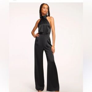 Ramy Brook Tatiana Jumpsuit Black size 0 NWOT